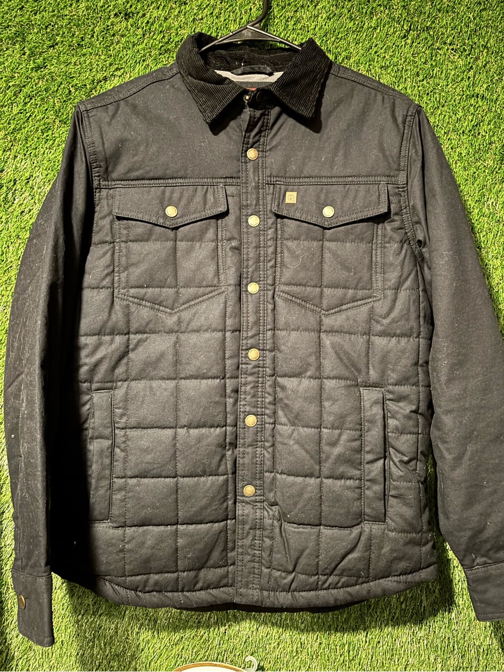 Black Quilted Coleman Jacket